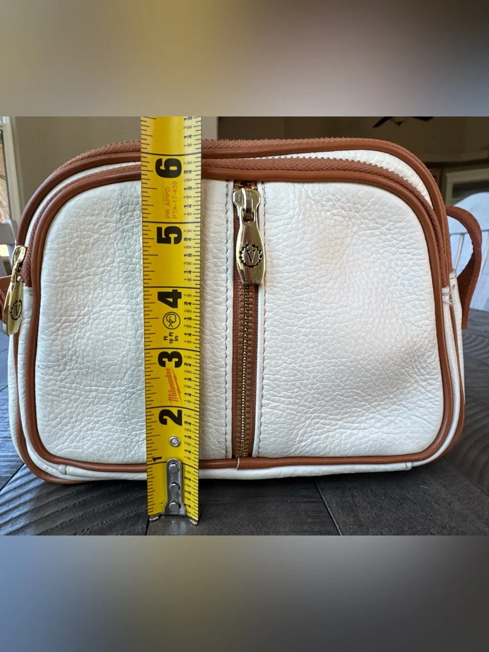 Valentina - Made in Italy Women’s Pebbled Leather Crossbody Bag - Purse